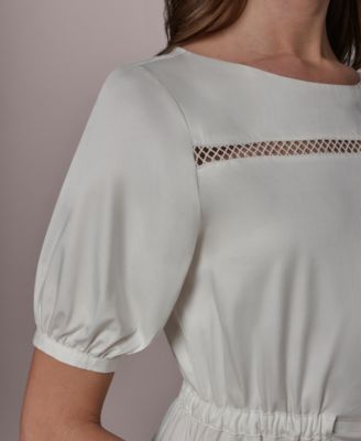 Women's Short-Sleeve A-Line Dress