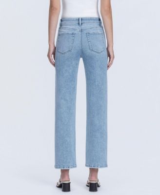 Women's High Rise Ankle Straight Jeans