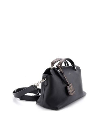 Small By The Way Satchel Leather with Zucca Embossed Detail