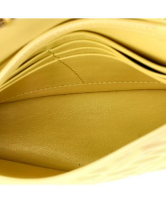 Baguette Wallet on Chain Zucca Embossed Leather