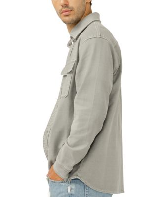 Men's Knit Flex Button-Up Shirt