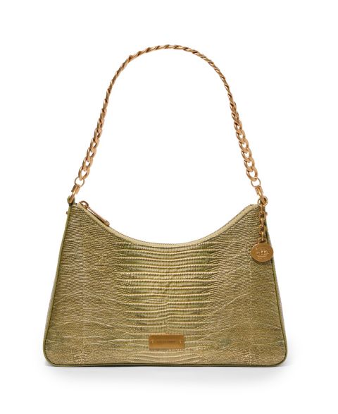 Женская сумка Brahmin Mod Esme Bachata Medium Leather Shoulder, цвет: Оливковый