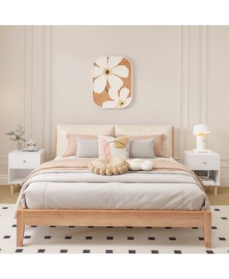 Chic Luxurious Premium Nightstand with Storage Space Bedroom Bedside Storage Table