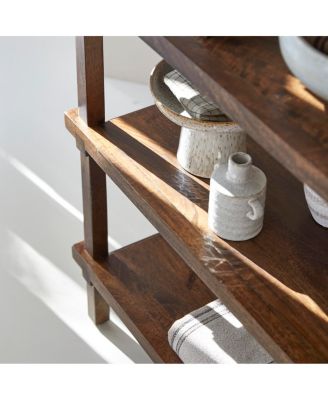 Arko bookcase in solid mango wood