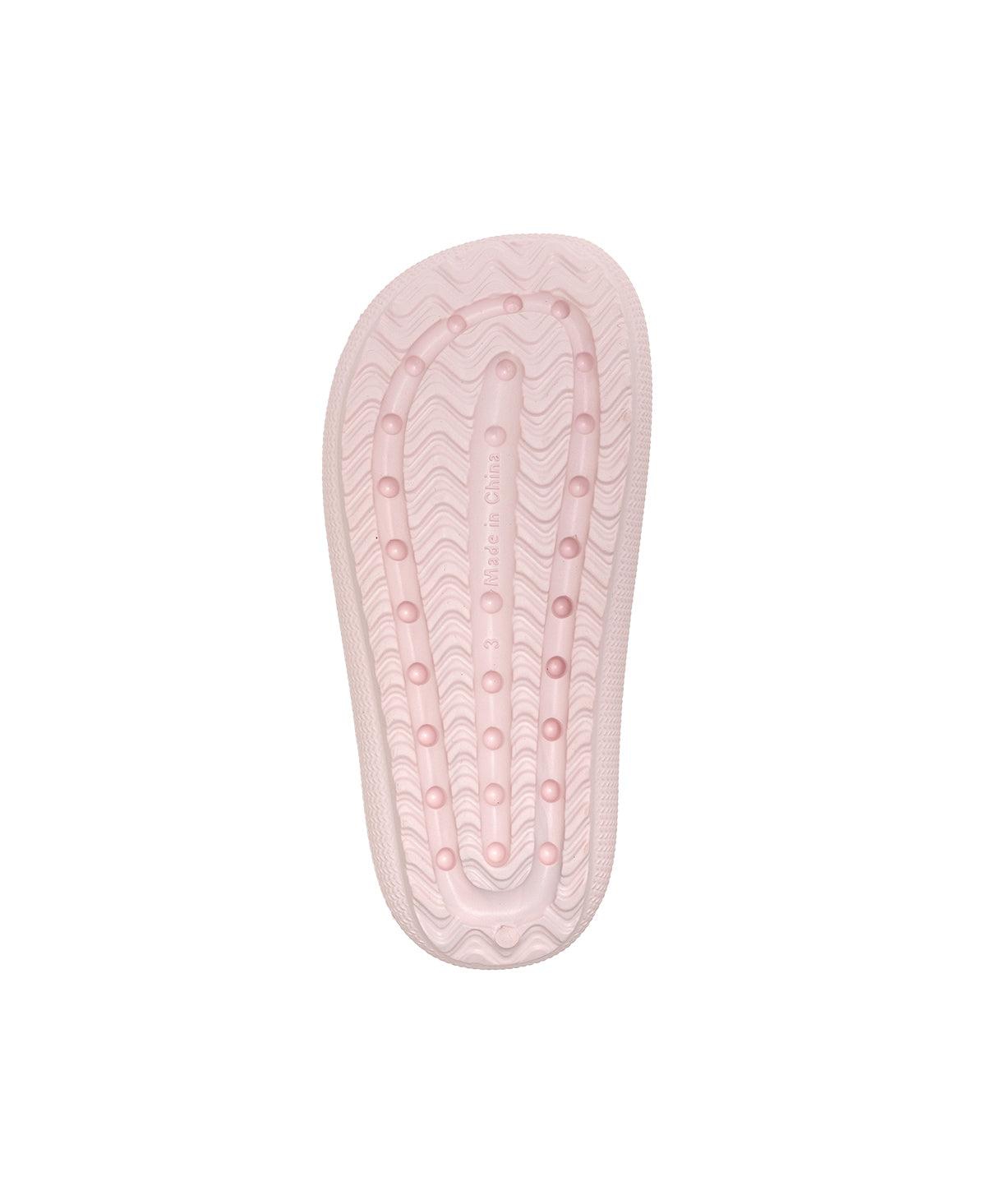 Bebe Little Girls Girls Eva Slide – Lightweight Comfy Slide Sandals with Fruit Charms