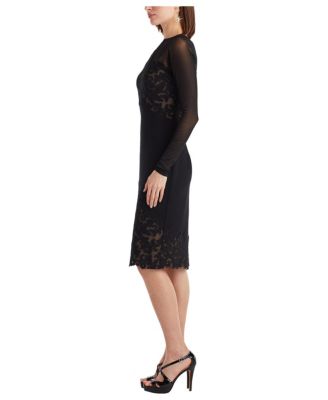 Women's Calia Laser-Cut Crepe Dress