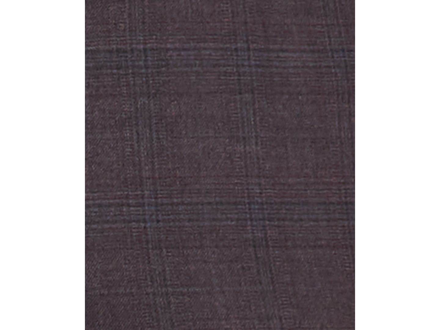 Мужские брюки Ted by Ted Baker Modern-Fit Burgundy Plaid Suit Separate, цвет: Фиолетовый — фото 7