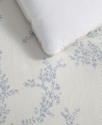 Trailing Vines Cotton 3-Pc. Comforter Set, Queen