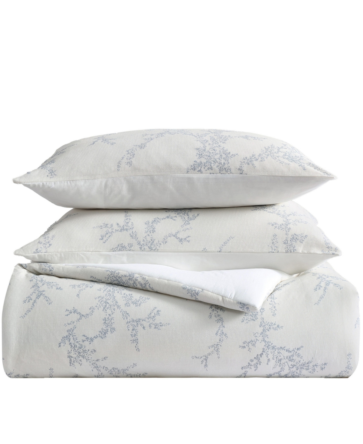 Vera Wang Trailing Vines Cotton 3-Pc. Comforter Set