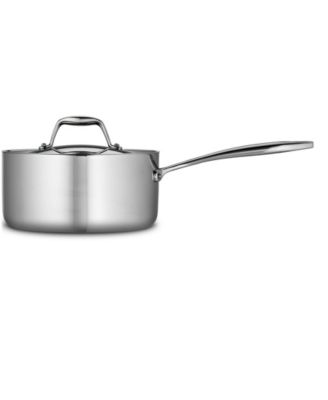 Signature 3-Quart Tri-Ply Clad Stainless Steel Sauce Pan with Lid