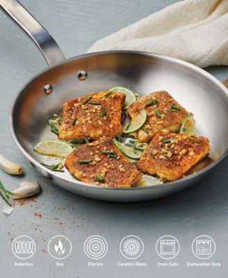 Tempo Tri-Ply Base Stainless Steel 7-Pc. Cookware Set with Glass Lids