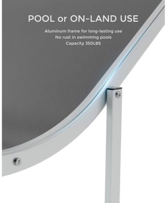 Outdoor Chaise Lounge Chairs Set of 2, Patio Chaise Pool Lounge Chair Backrest Tanning Chairs, Waterproof Recliner Chair for Outside Beach Yard