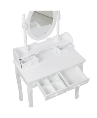 Versatile White Nightstand with Storage Space Modern Bedroom Furniture Bedside End Table