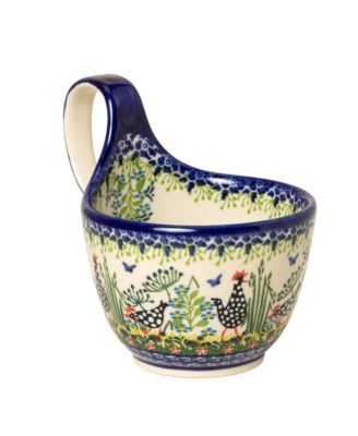 Cozy Polish Handmade Stoneware Soup Mug