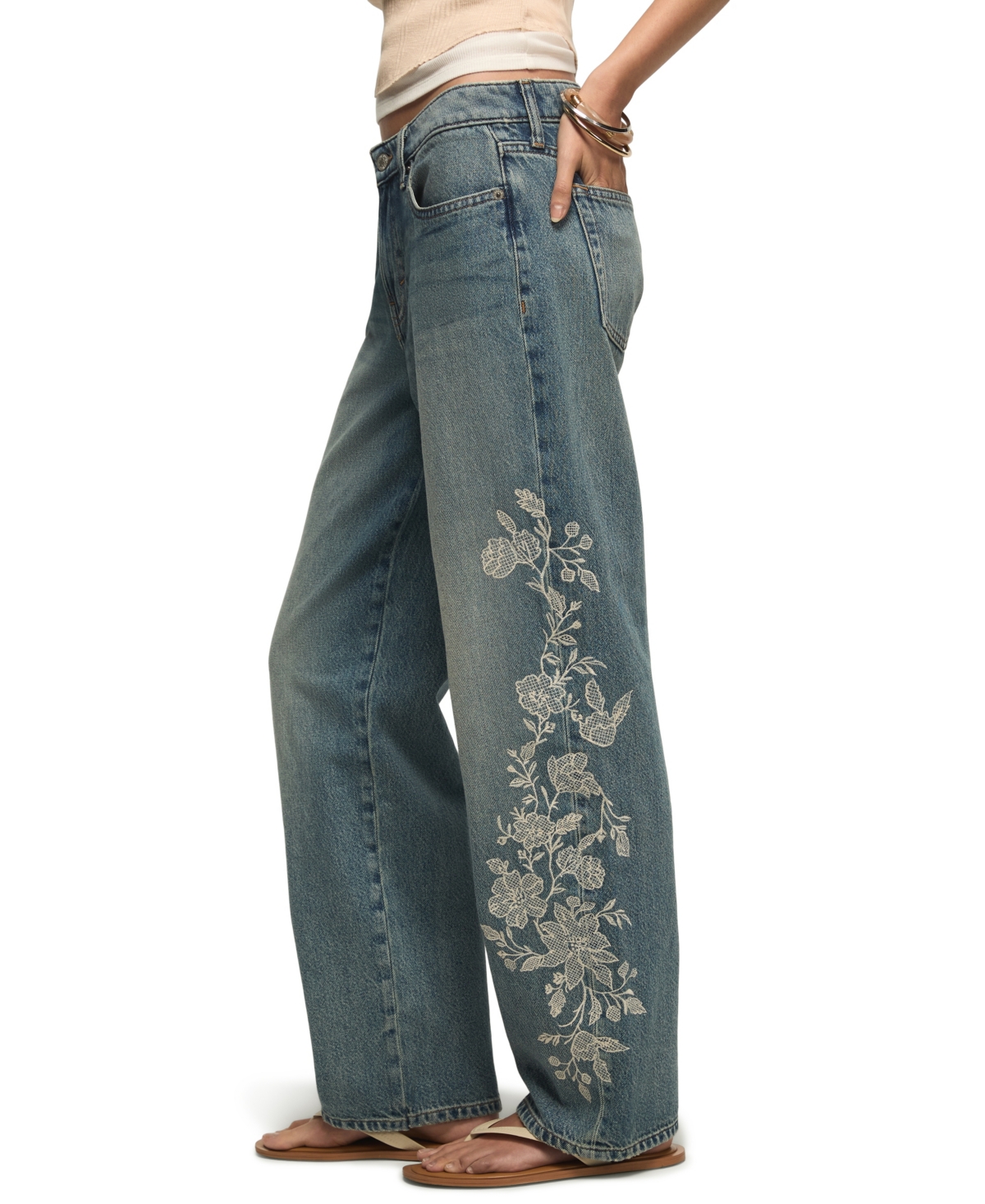 Lucky Brand Legend Women's Relaxed-Fit Low-Rise Baggy Jeans