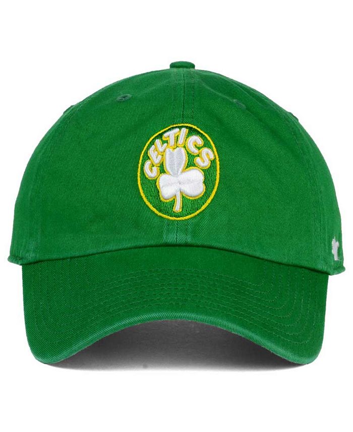 '47 Brand Boston Celtics Hardwood Classics Clean Up Cap - Macy's