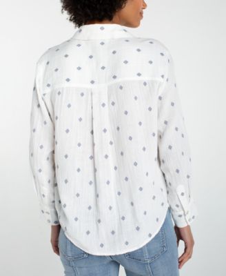 Women's Long-Sleeve Button-Front Shirt