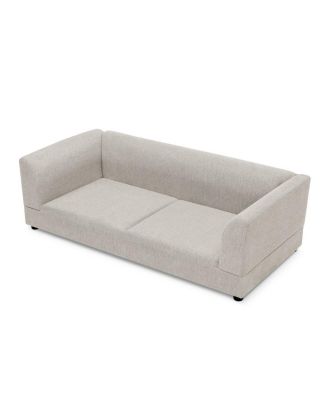 Oversized Dog Sofa with Backrest and Armrests for Medium and Large Dogs