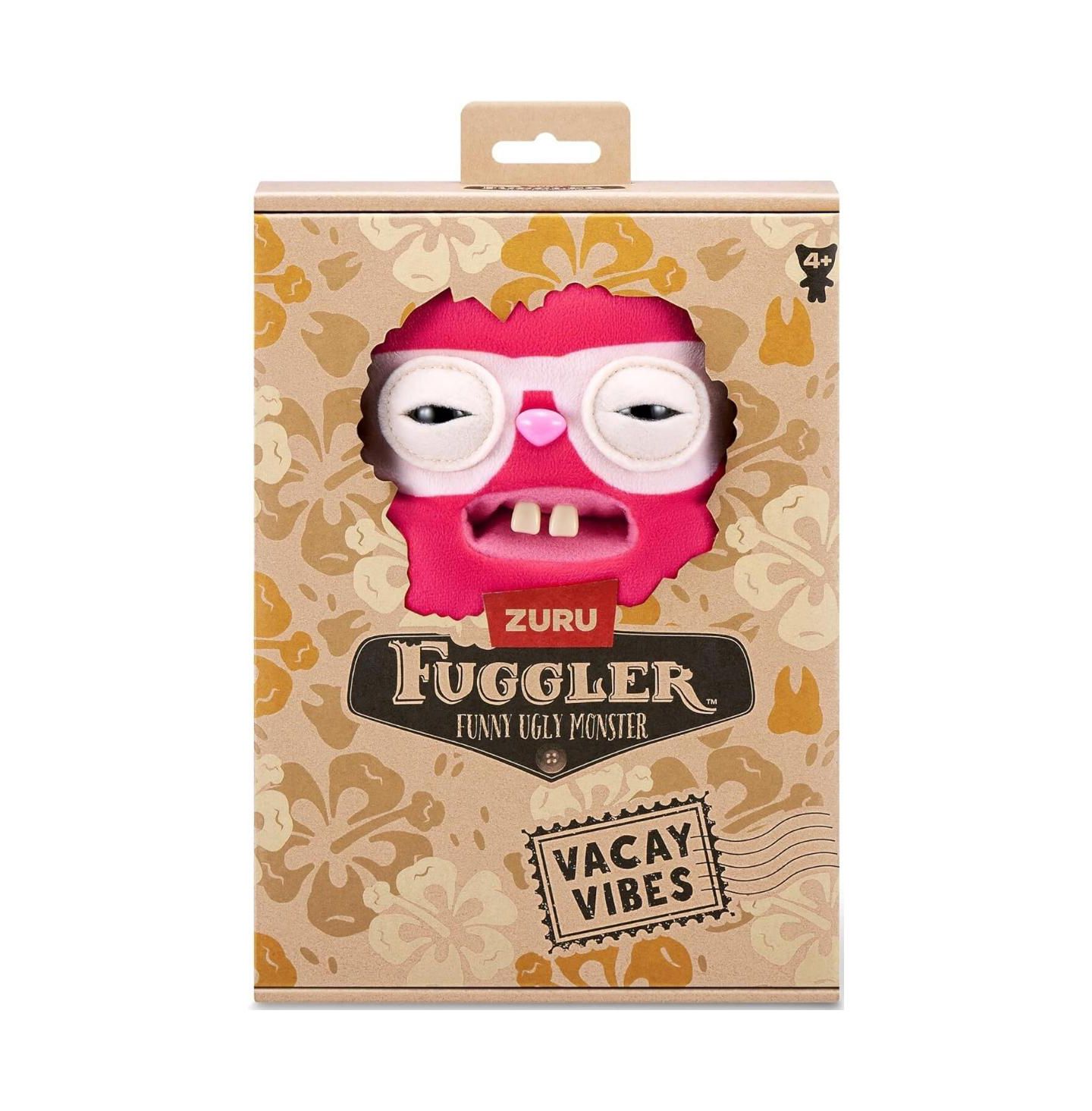 Детская мягкая игрушка Fuggler Vacay Vibes Rabid Rabbit Red Funny Ugly Monster Plush Toy 9 Inch — фото 2