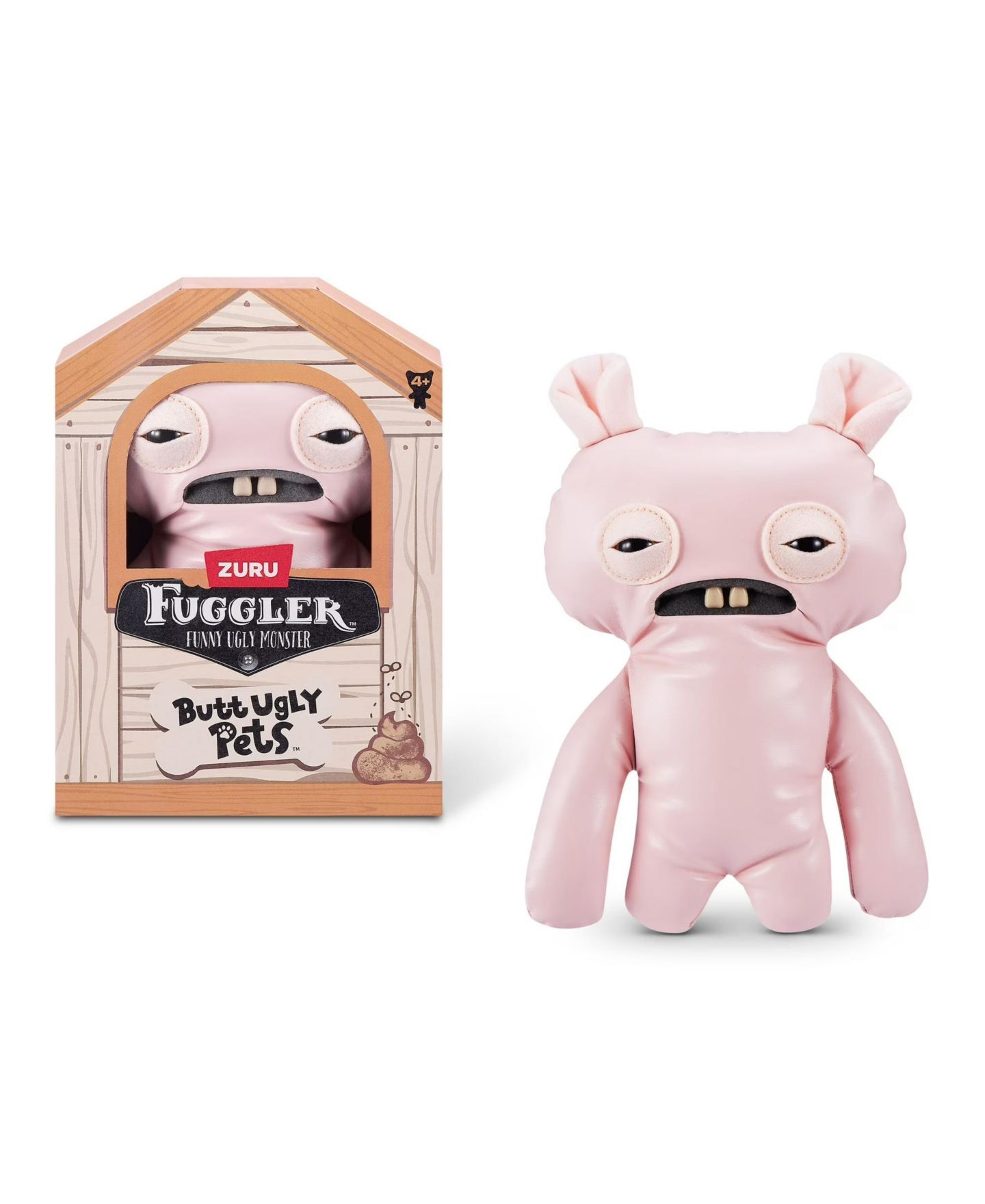 Детская мягкая игрушка Fuggler Uncladimir Tootin Hairless Rat 9" Plush — фото 1