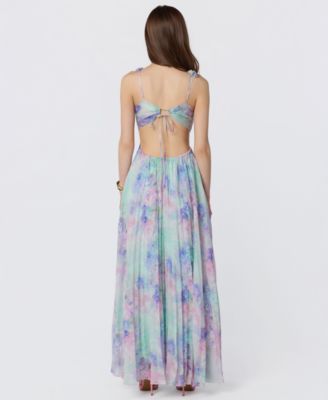 Women's Emese Pleated Floral Maxi Dress