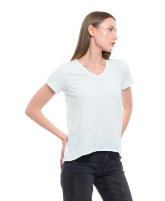 Women's Short Sleeve Shrunken Boyfriend Tee