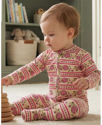 Baby Girl's Pomegranate Soiree Bamboo Sleeper