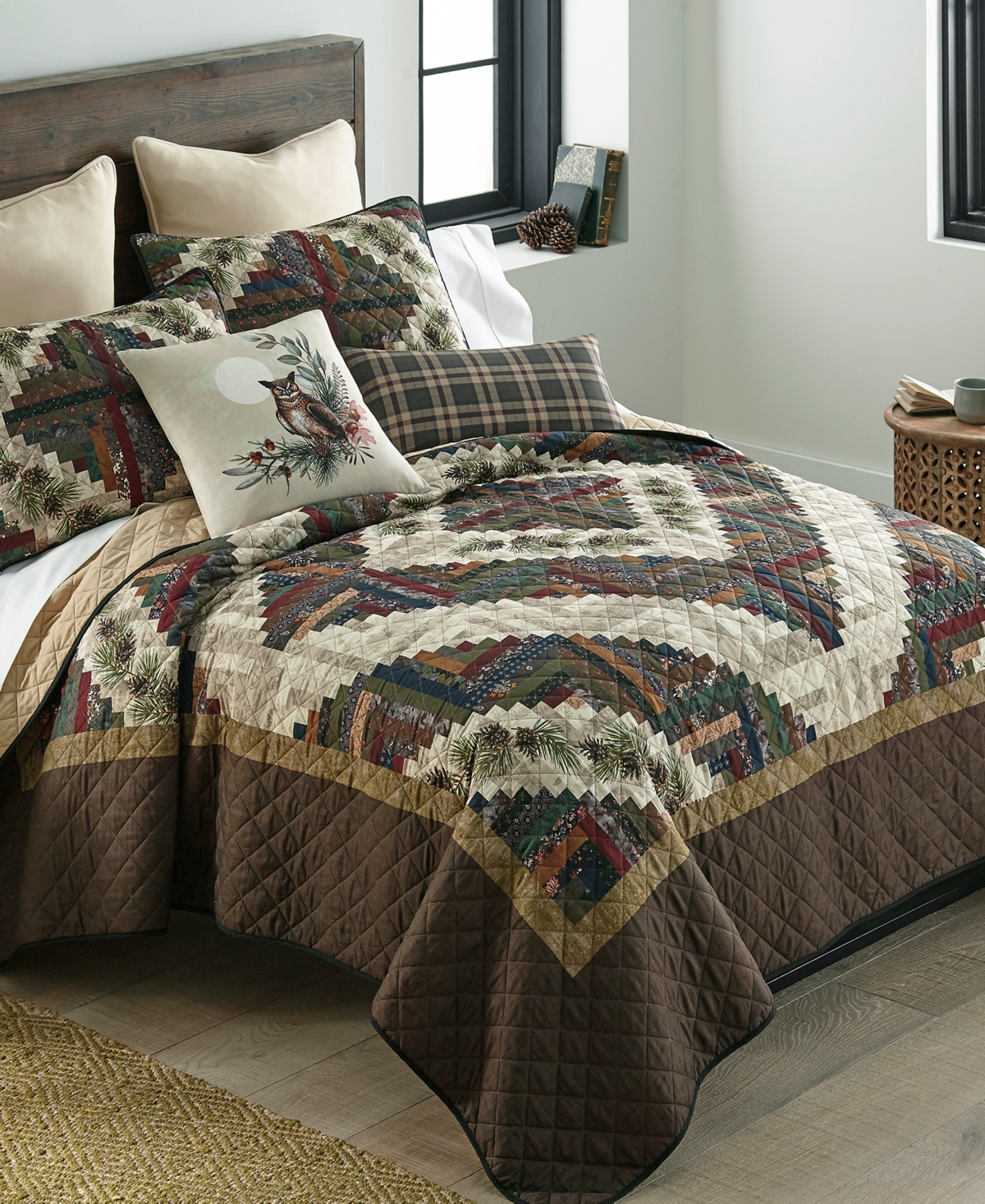 Donna Sharp Whitley Diamond 3-Pc. Quilt Set