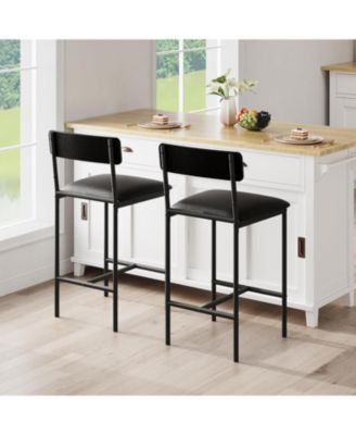 Set of 4 Modern Upholstered Dining Chairs, Stable Stylish Seating for Apartment Dining Room