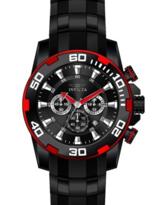 Men's 22310 Pro Diver Quartz Chronograph Black Dial Watch