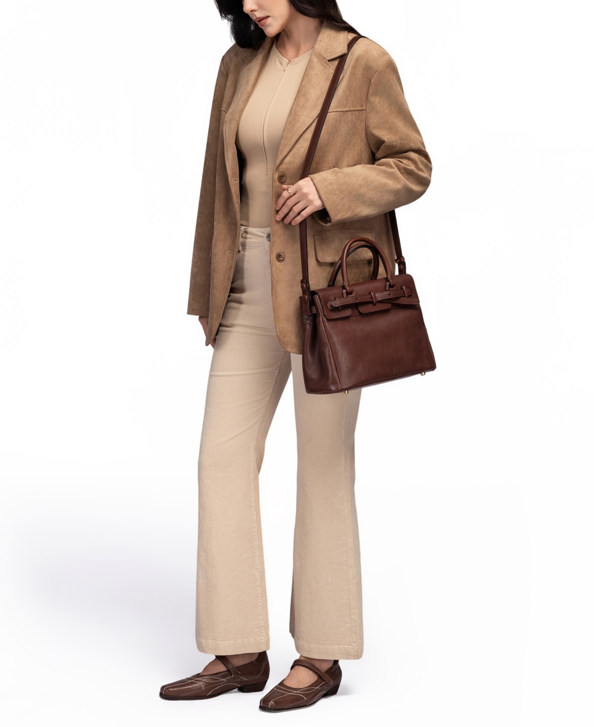 Old Trend Wishbone Medium Satchel Bag