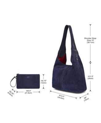 Hydrangea Medium Hobo Bag