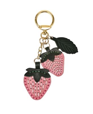 Strawberry Mini Handcrafted Botanical Fruit Key Chain