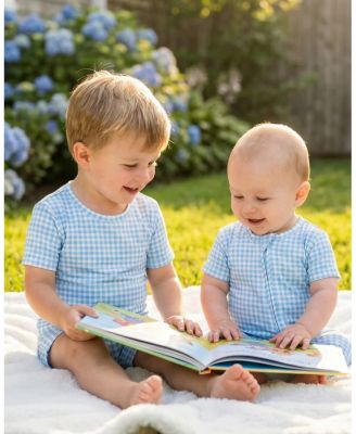 Toddler Boys Harbor Gingham Pajama Set