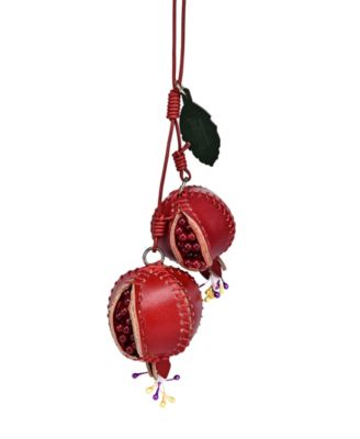 Old Trend Pom Mini Handcrafted Botanical Fruit Charm - Ruby Red