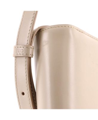 Triomphe Besace Clea Flap Bag Leather