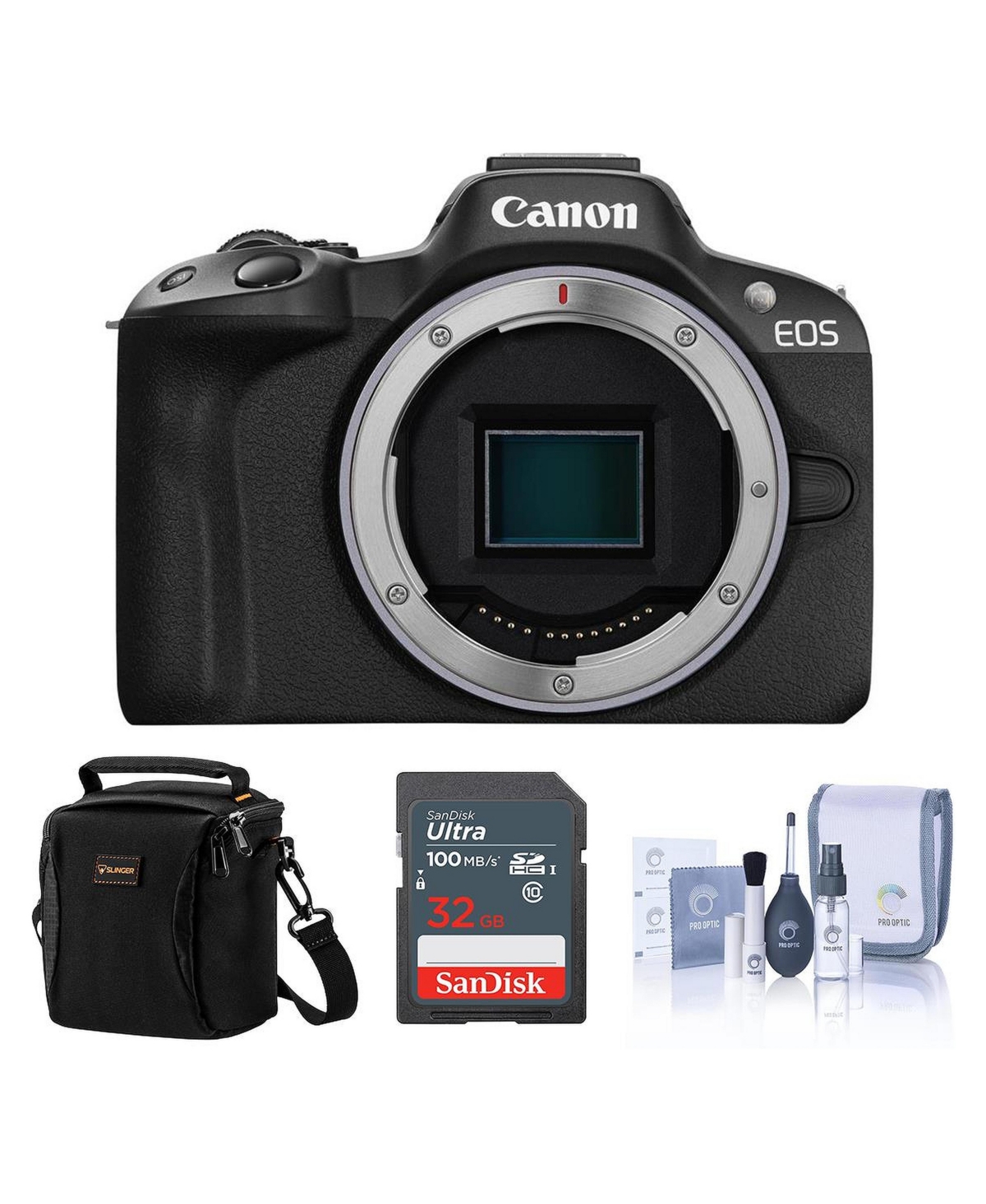 Canon Eos R50 24.2 Megapixel 4K Mirrorless Camera - Black
