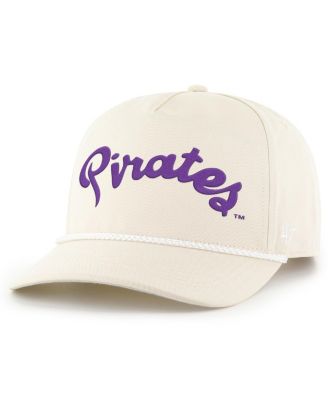 Men's Natural ECU Pirates Powder Purple Hitch Adjustable Hat