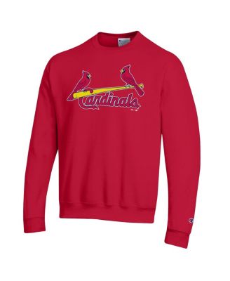 Men's Red St. Louis Cardinals Powerblend Wordmark Sweatshirt