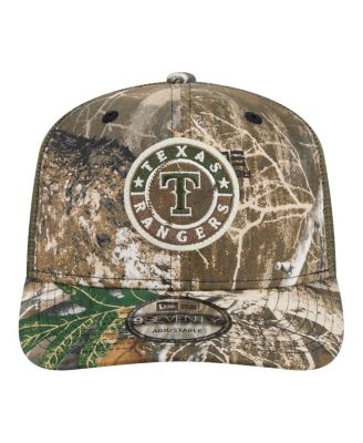 Men's Camo Texas Rangers Realtree 9SEVENTY Adjustable Hat