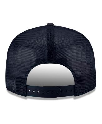 Men's Navy Denver Nuggets Core Logo Meshback 9FIFTY Snapback Hat