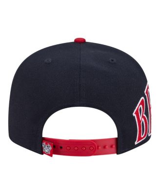 Men's Navy/Red Atlanta Braves Stretched Two-Tone 9FIFTY Adjustable Hat