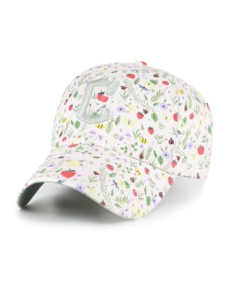 Big Girls Light Pink Cleveland Guardians Posey Clean Up Adjustable Hat