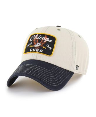Men's Natural/Black Chicago Cubs Keepsake Collection Clean Up Adjustable Hat