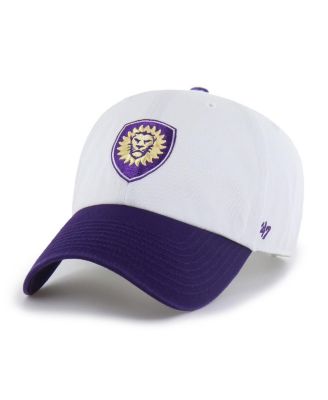 Men's White Orlando City SC Two-Tone Clean Up Adjustable Hat