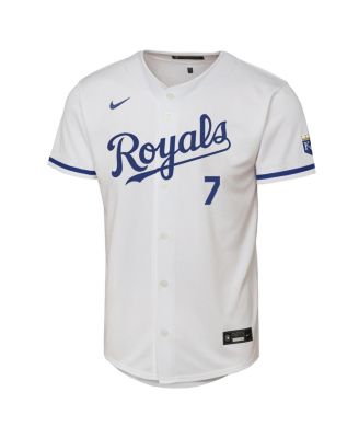 Big Boys and Girls Bobby Witt Jr. White Kansas City Royals Home Stadium Jersey