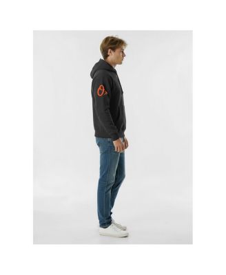 Men's Black Baltimore Orioles Reverse Weave Chenille Hoodie