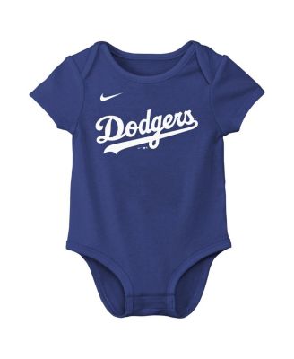 Baby Boys and Girls Shohei Ohtani Royal Los Angeles Dodgers Name & Number Bodysuit