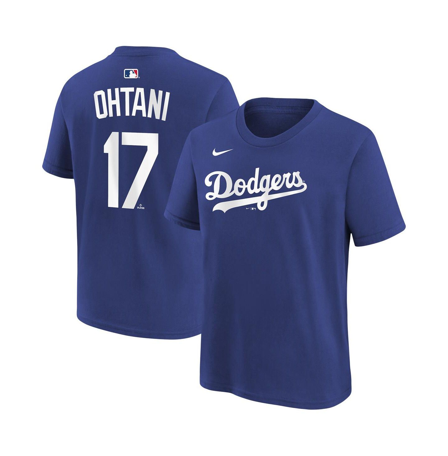 Детская футболка Nike Shohei Ohtani Royal Los Angeles Dodgers Name & Number — фото 1