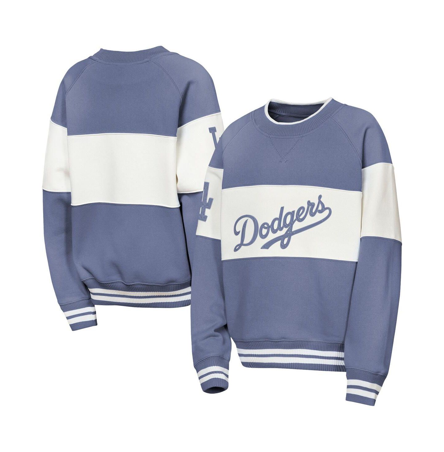 Детская толстовка Outerstuff Blue Los Angeles Dodgers Ultimate Pastels On Base — фото 1